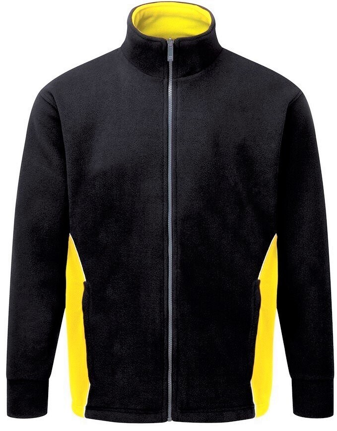 Fleece jacket two tone
