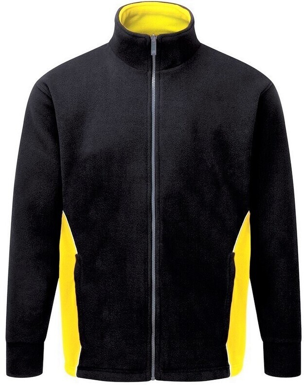 Fleece jacket two tone