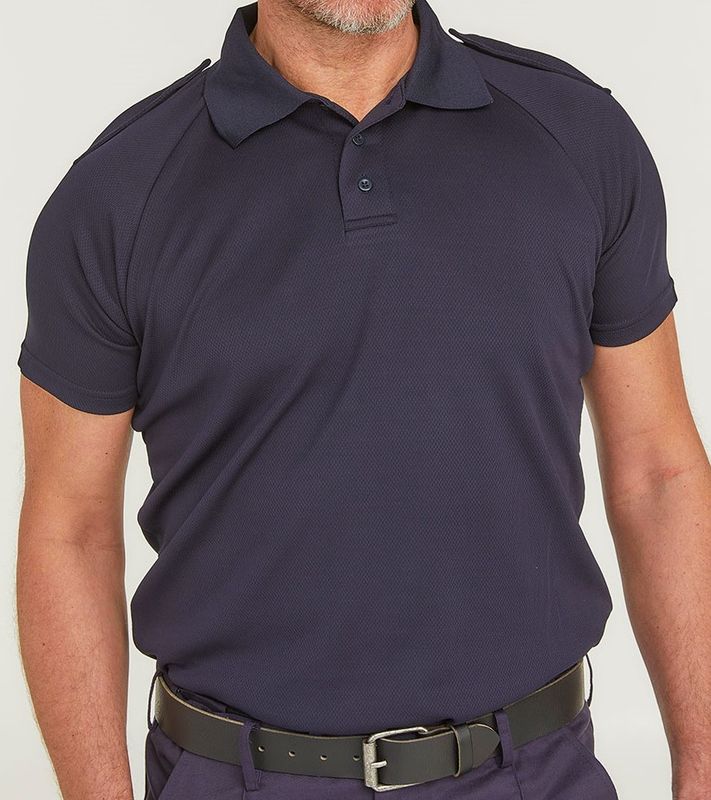 Polo Shirt with Epaulets.