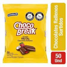 CHOCO BREAK SURTIDO FRUTAL X 50