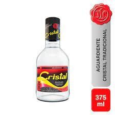 AGUARDIENTE CRISTAL ROJO X 375ML