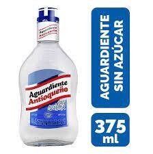 AGUARDIENTE ANT. AZUL X 375 ML