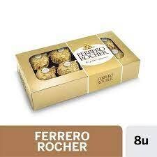 CHOCOLATES FERRERO ROCHER X 8 UND