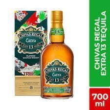 WHISKY CHIVAS EXTRA  13 AÑOS X750ML