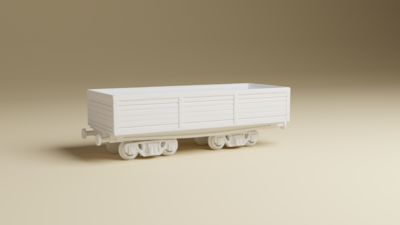 Freight Car - Wargaming Train | 28mm, 20mm Tabletop Miniature Wargaming Terrain