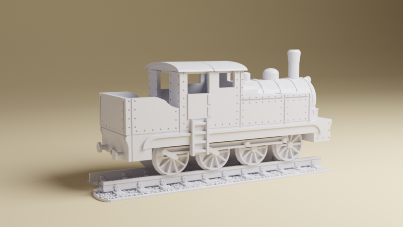 Locomotive | Wargaming Train | 28mm, 20mm  Tabletop Miniature Wargaming Terrain