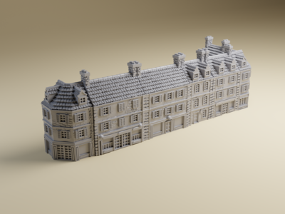 6mm Norman High Street bundle | 3D Printed WWII tabletop wargaming terrain | 1:285 Scale