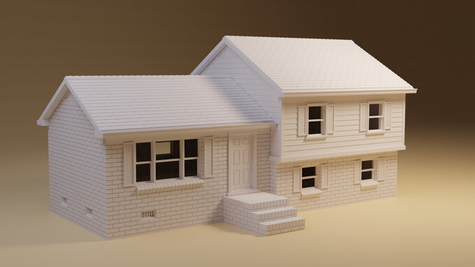 The Jacksons is a 3D Printed Modern Era American Home for tabletop skirmish gaming in heroic (1:43), 32mm, 28mm or 15mm