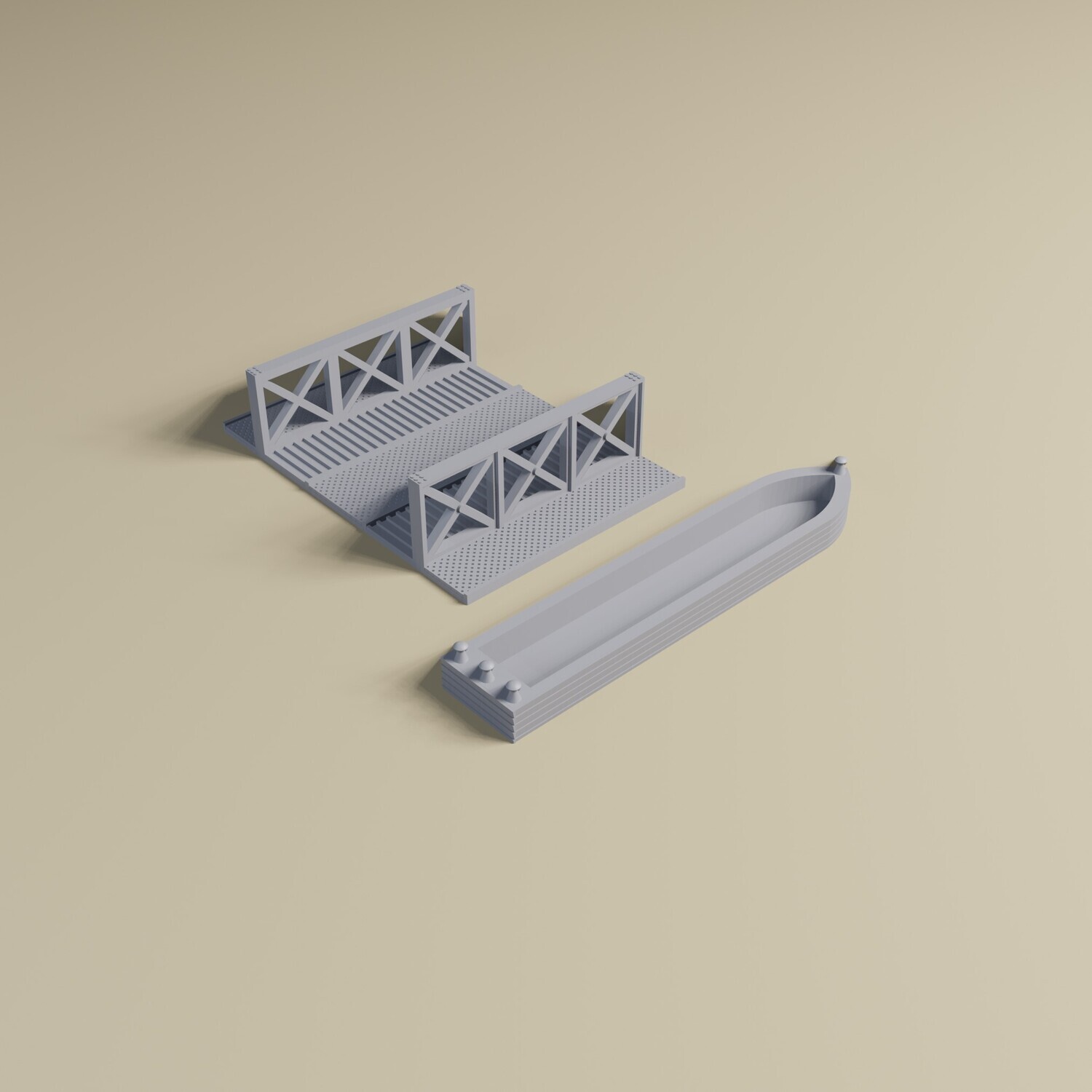 Pontoon/Bailey Bridge - extra bridge sections