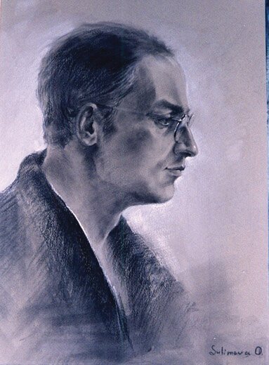 Eugene Charcoal Painting