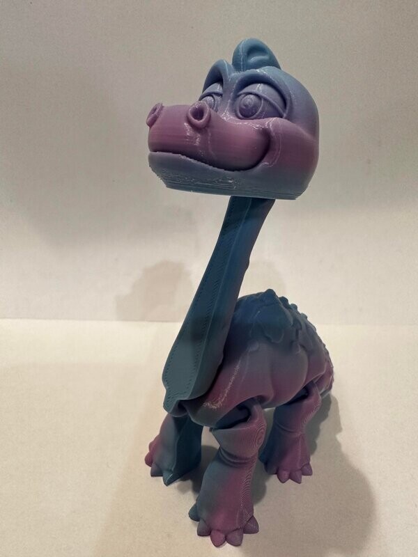 Cotton Candy Articulated Brontosaurus