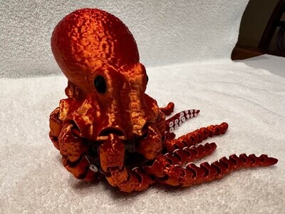 Fierce Fire Articulated Octopus