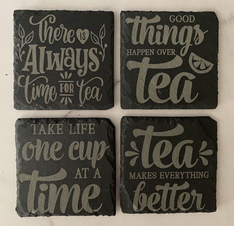 4" Tea Coaster Set