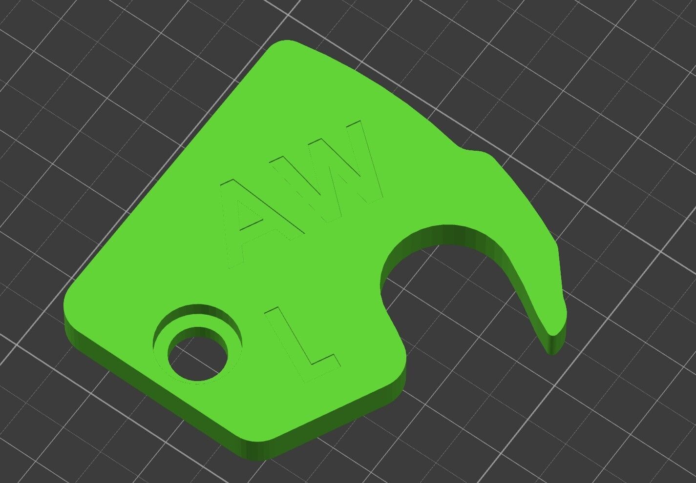 Left Cam Plate (RAD)