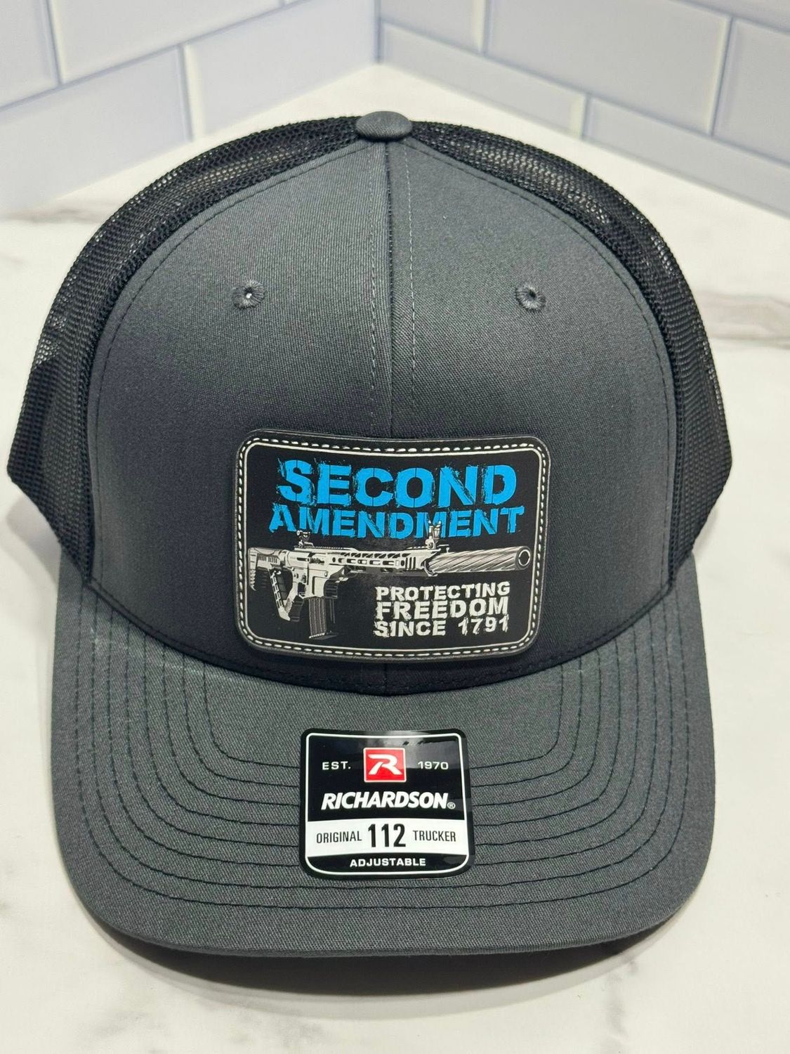 Second Amendment Dark Grey/Black Mesh