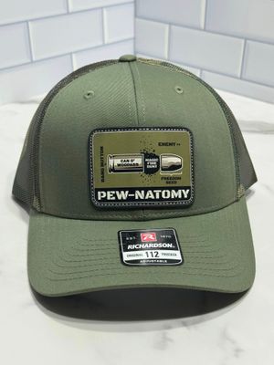 Pew-Natomy OD Green/Camo Mesh
