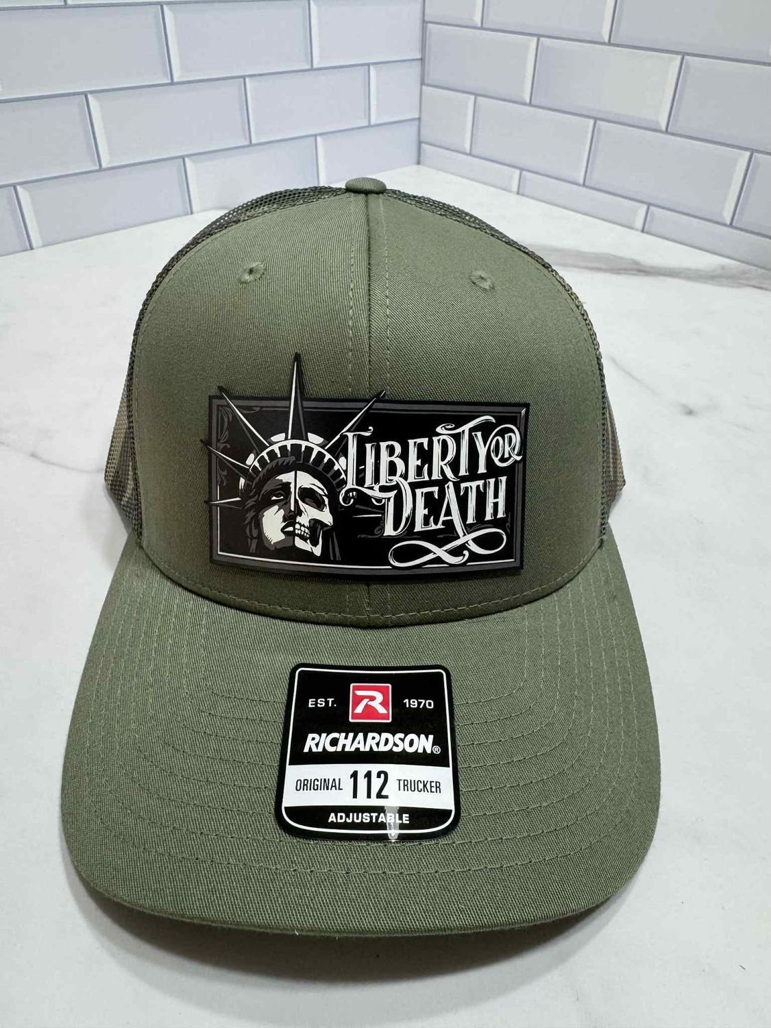 Liberty or Death 3 OD Green/Camo Mesh
