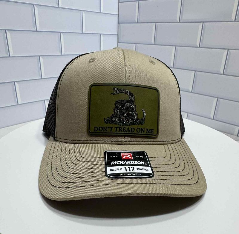 Don't Tread on Me Lt Brown/Dark Brown Mesh