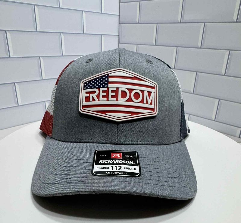 Freedom Lt Grey/Stars and Stripes Mesh