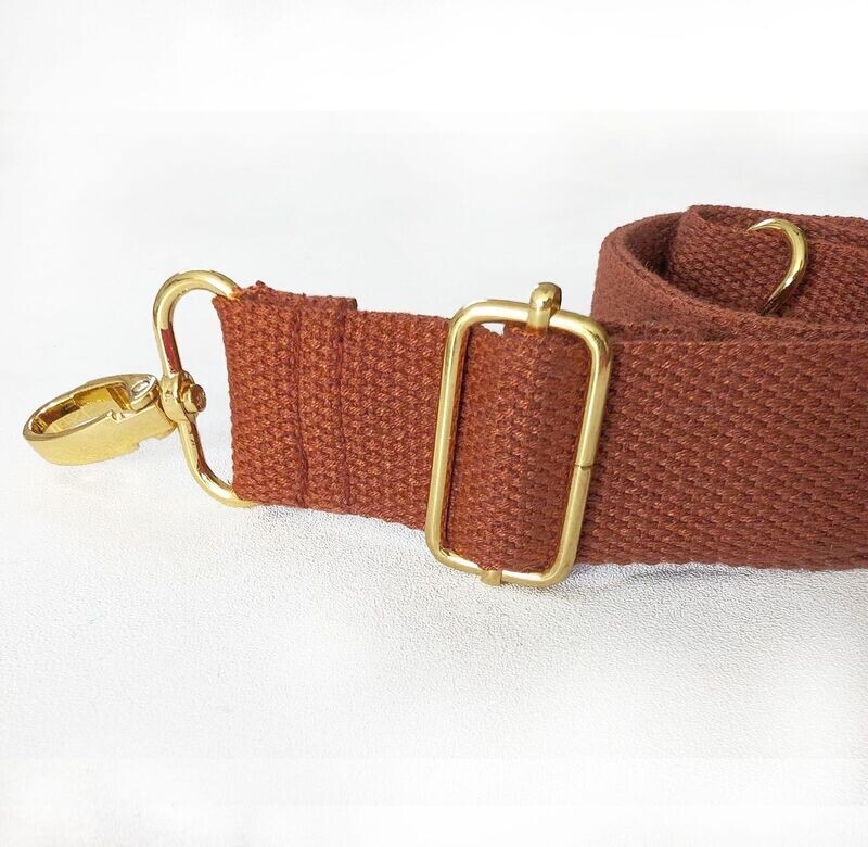 SANGLE COTON TERRACOTTA