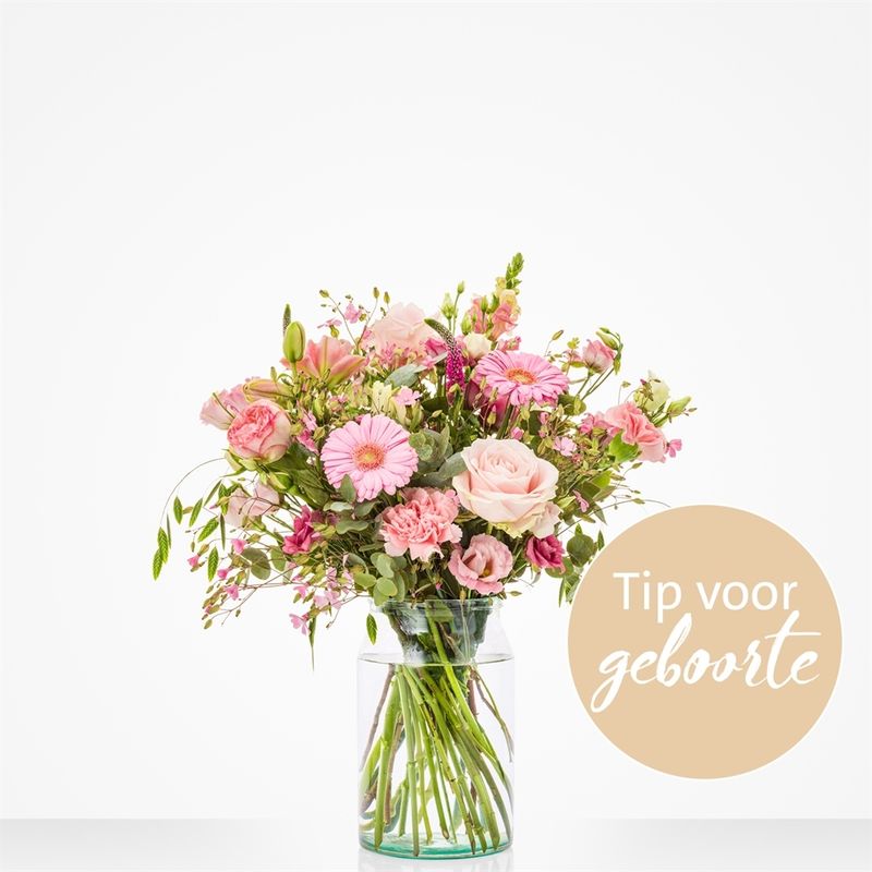 Feestelijk roze