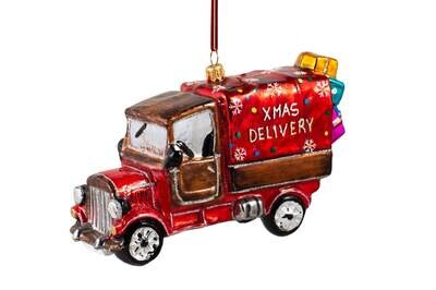 Handgemaakte glazen kerstversieringen
