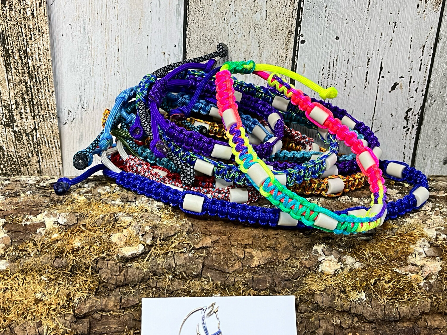 Zecke -Weg Halsband, verstellbar aus Paracord, EM Pipes