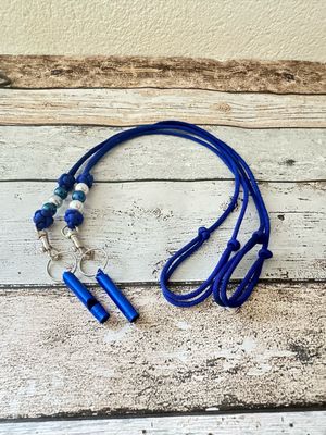Pfeifenband mit Hundepfeife in Blau – Zuverlässiges Hundezubehör für effektives Training und Kontrolle