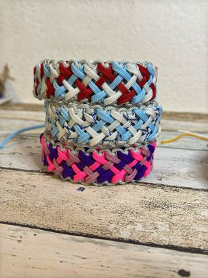 Halsband „Back Road Stitch“ für kleine und mittelgroße Hunde – Stilvoll, langlebig und sicher