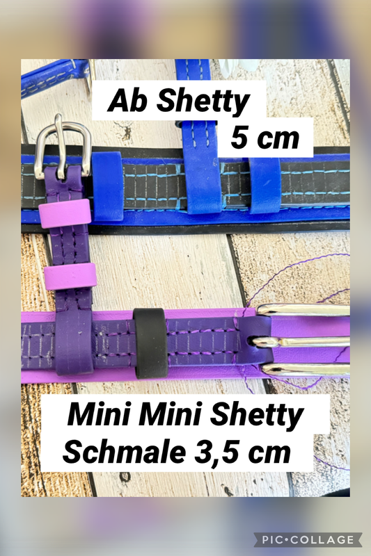 💫 Brustblatt Basic für Mini Shetty bis 85 cm – Maßanfertigung mit Islandschnalle 💫  