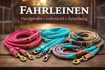 FAHRLEINEN - Handgenäht • Individuell • Zuverlässig
