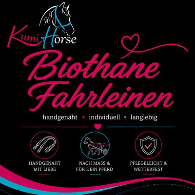 KumiHorse Biothane Fahrleinen