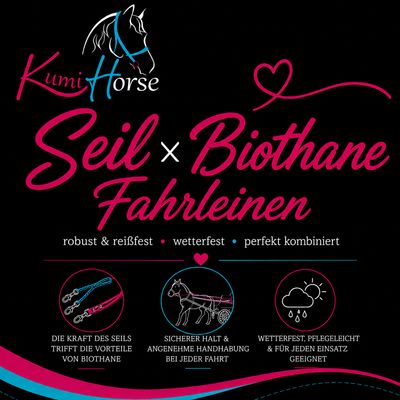 Seil x Biothane Fahrleinen
