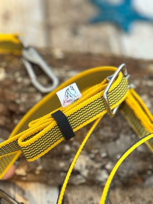 KumiHorse Einsteiger Grip 20 mm – Preiswerte Fahrleine aus gummiertem Gurtband