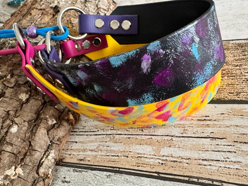 Halsband Biothane/Zug stopp/Martingale