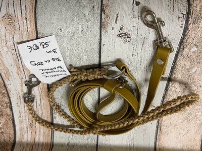 Cross over Hundeleine - 3 m- Gold 