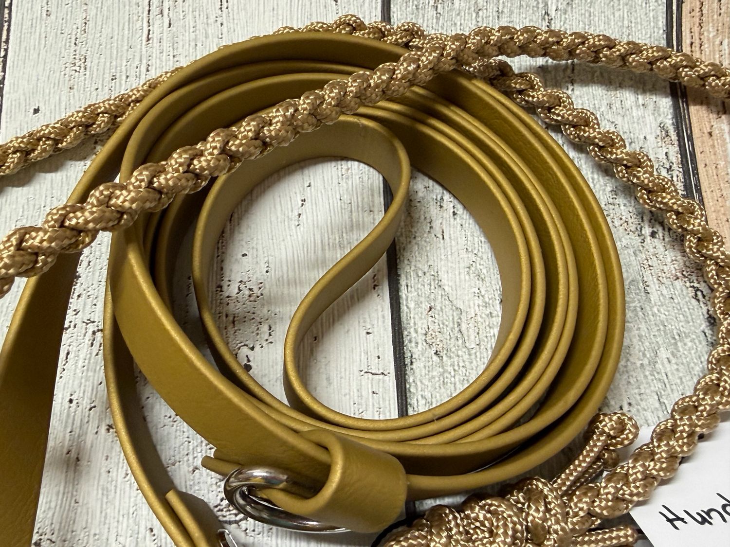 Cross over Hundeleine - 3 m- Gold 