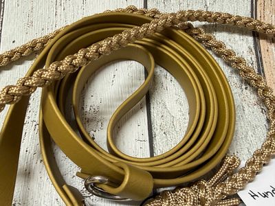 Cross over Hundeleine - 3 m- Gold 