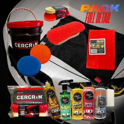 Super Kit Lavado De Auto Moto Toxic Shine Cercrin Con Balde