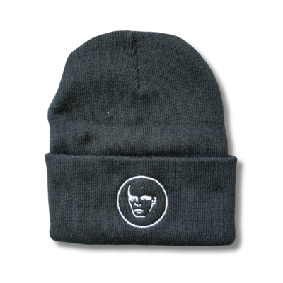 Face Logo Embroidered Beanie