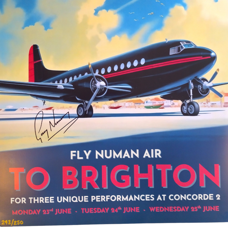 Fly Numan Air To Brighton Poster