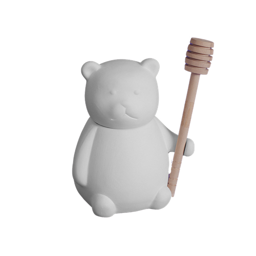 Teddy Bear Honey Pot