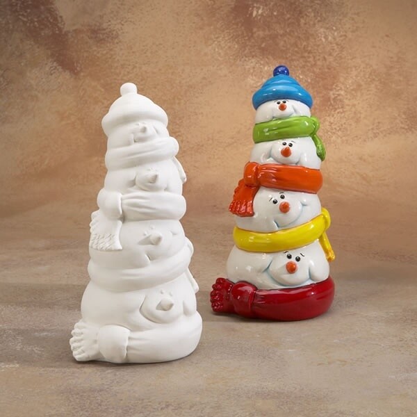 Snowman Pile Tree