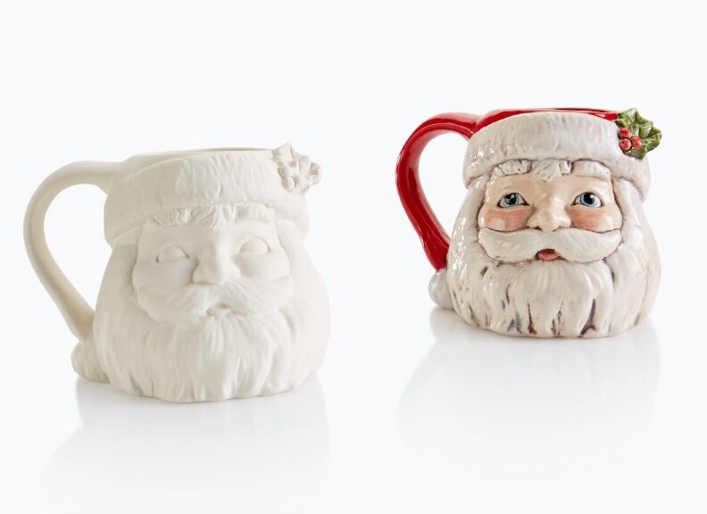 Vintage Santa Mug