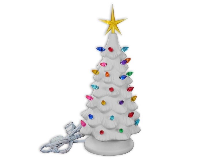 Small Lighted Christmas Tree