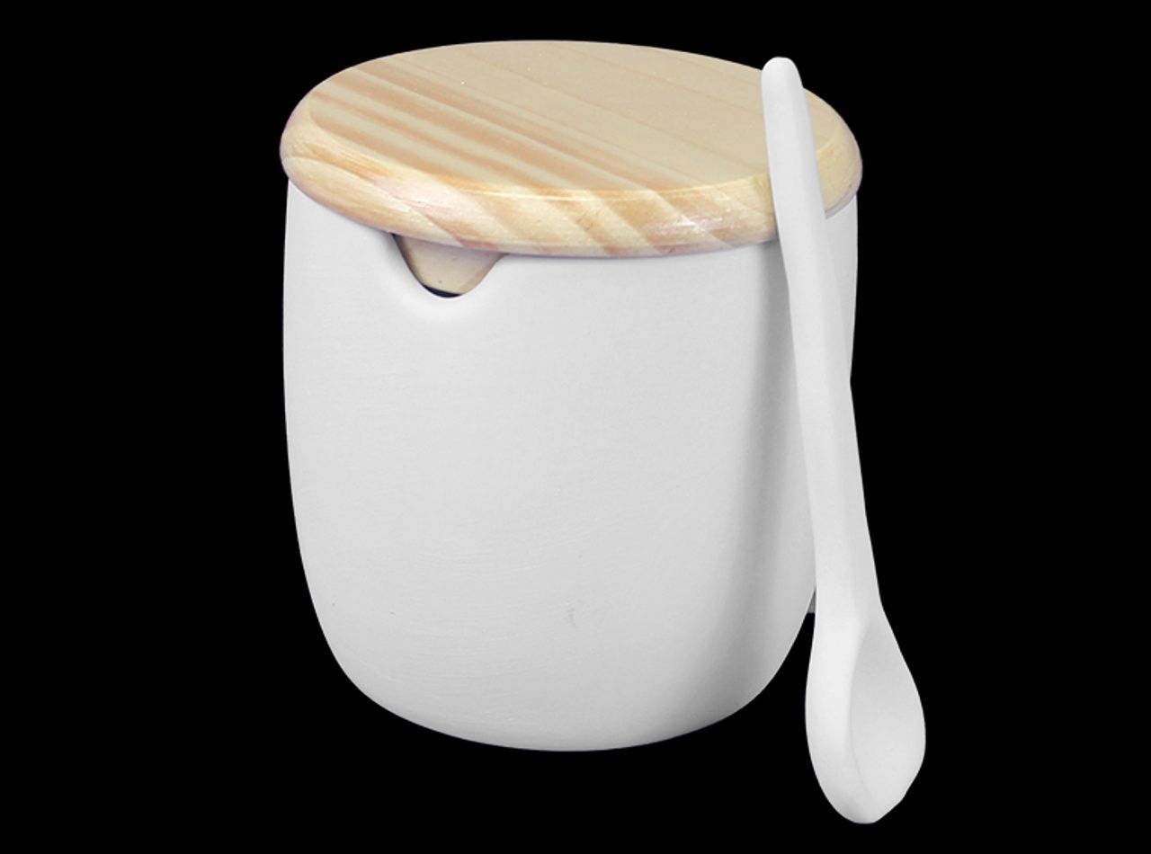 Fortune Salt Cellar w/Spoon