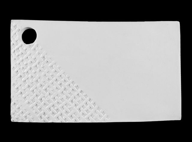Stoneware- Checkered Charcuterie Board