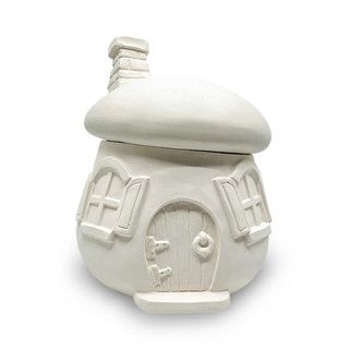 Mushroom House Canister