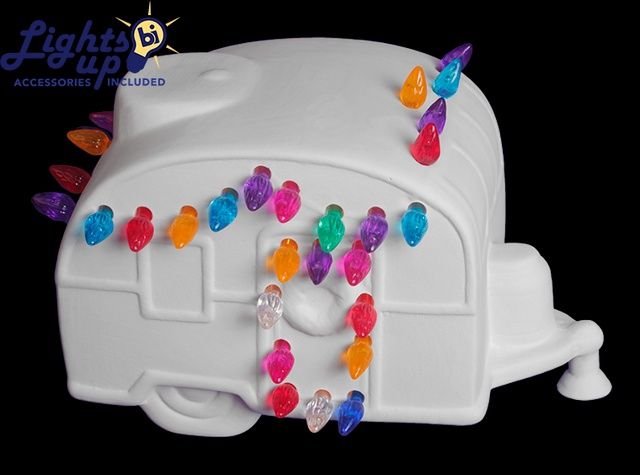 Lighted Christmas Camper