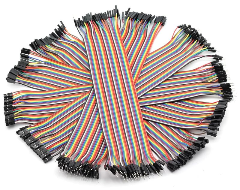 Cable de protoboard 30 cms Macho a Macho x 10 unidades